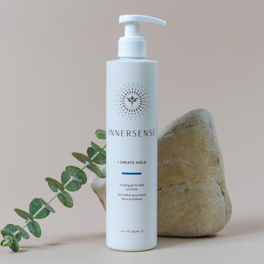 INNERSENSE styled curly hair after use showing defined shine and flexible hold