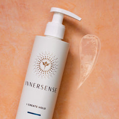INNERSENSE used on curly hair showing defined, shiny, natural-looking results