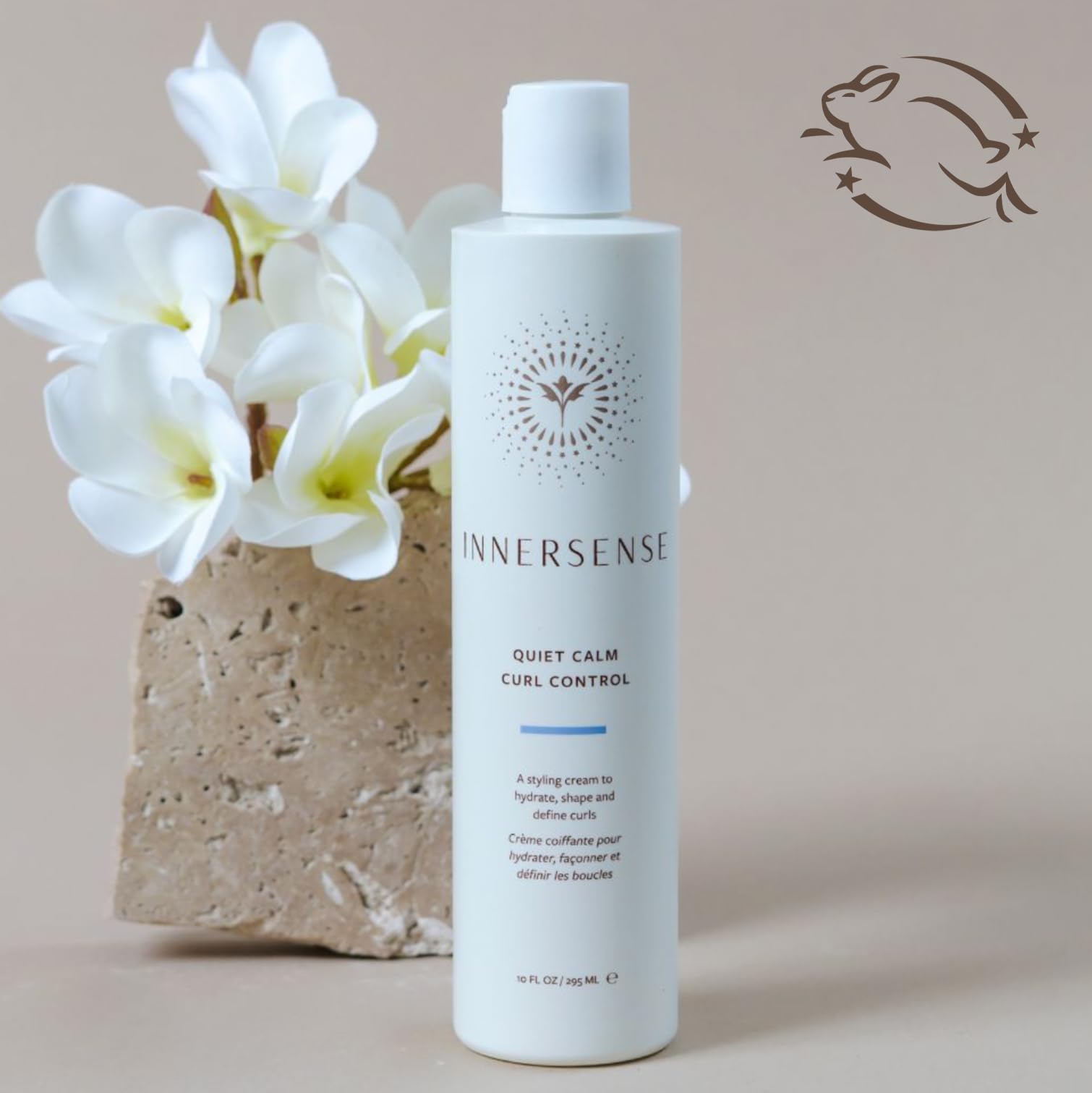 INNERSENSE pouring cream from pouch into palm for easy refill benefit