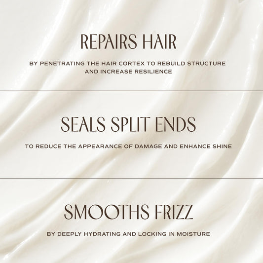 INNERSENSE creamy mask texture close-up demonstrating rich conditioning benefit