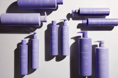 INNERSENSE shampoo lather on wet hair reducing brassiness benefit