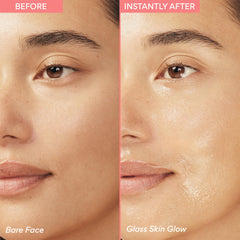 innisfree jar in hand to show size and travel-friendly benefit