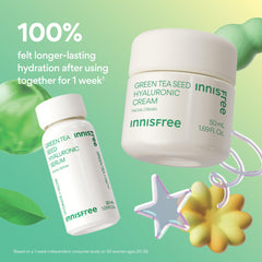 innisfree cream texture swatch demonstrating rich moisture sealing