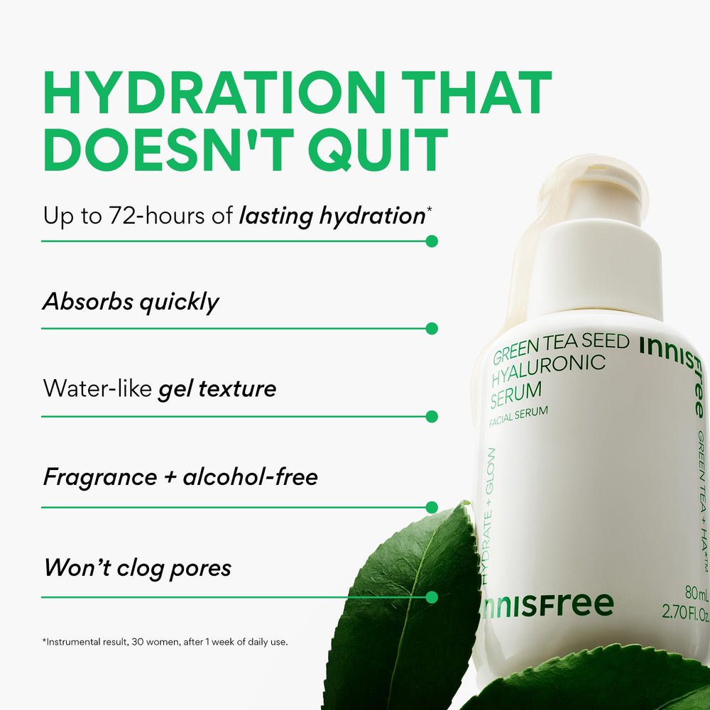 innisfree pump dispensing serum demonstrating easy controlled application benefit