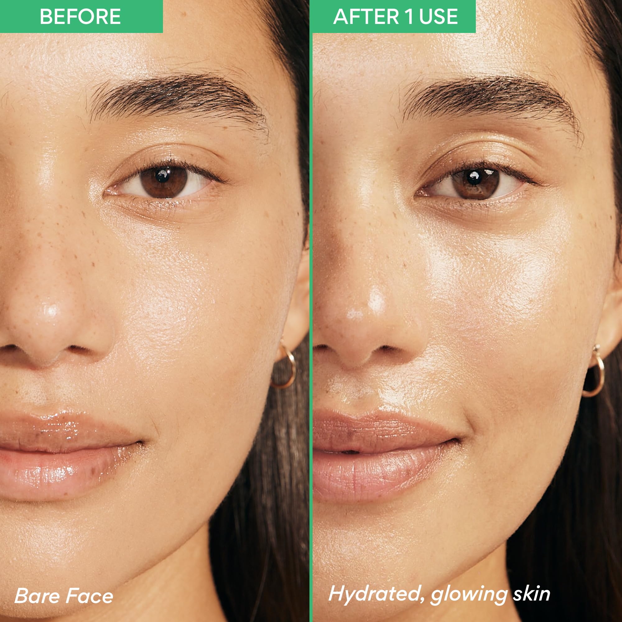 innisfree ingredient label close-up highlighting green tea and ceramide benefits