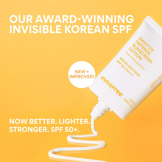 innisfree dispensing lightweight lotion from pump for quick, mess-free use