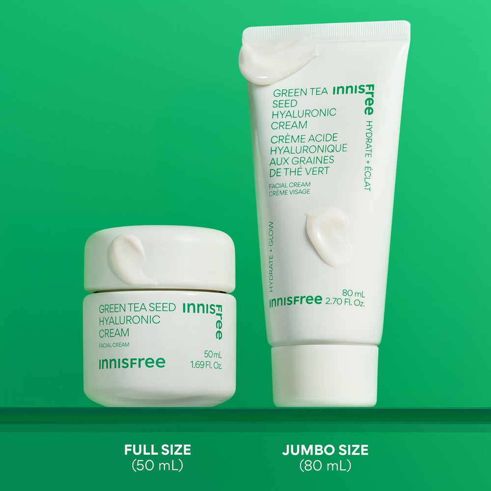 innisfree silky cream texture close-up highlighting fast absorption