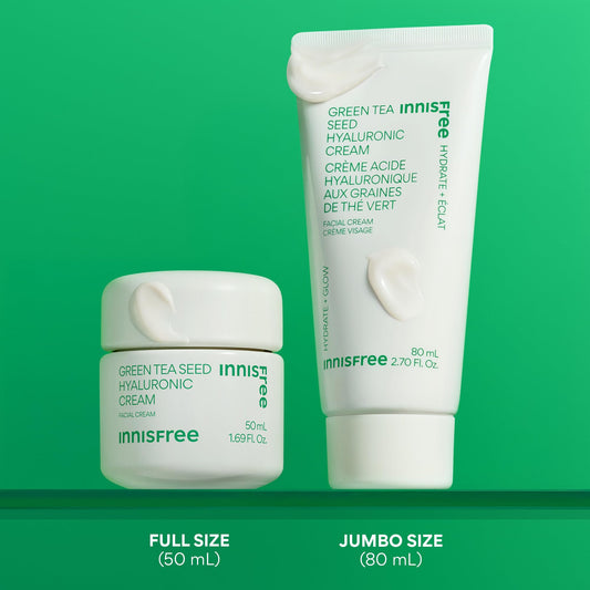 innisfree silky cream texture close-up highlighting fast absorption