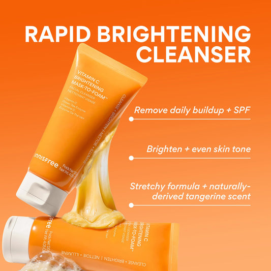 innisfree stretchy cream texture close-up showing lift and gentle cleansing benefit