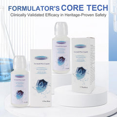 INNOCOSVATE Germall Plus liquid on dropper highlighting smooth texture and quick dispersion benefit