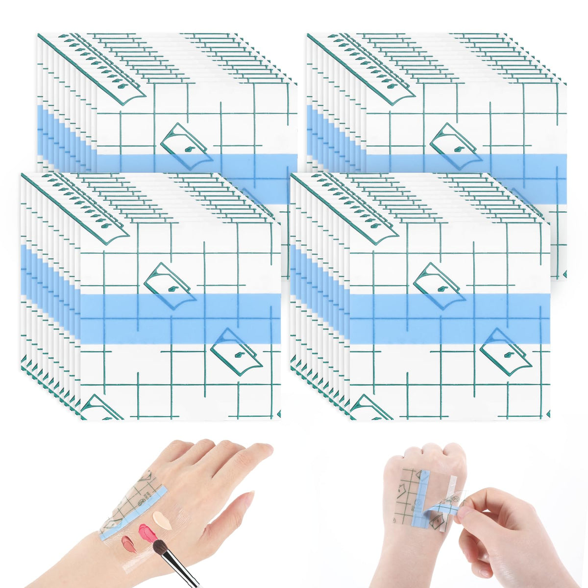 InnoHHustle front packaging showing 100-piece disposable palettes for fast mixing