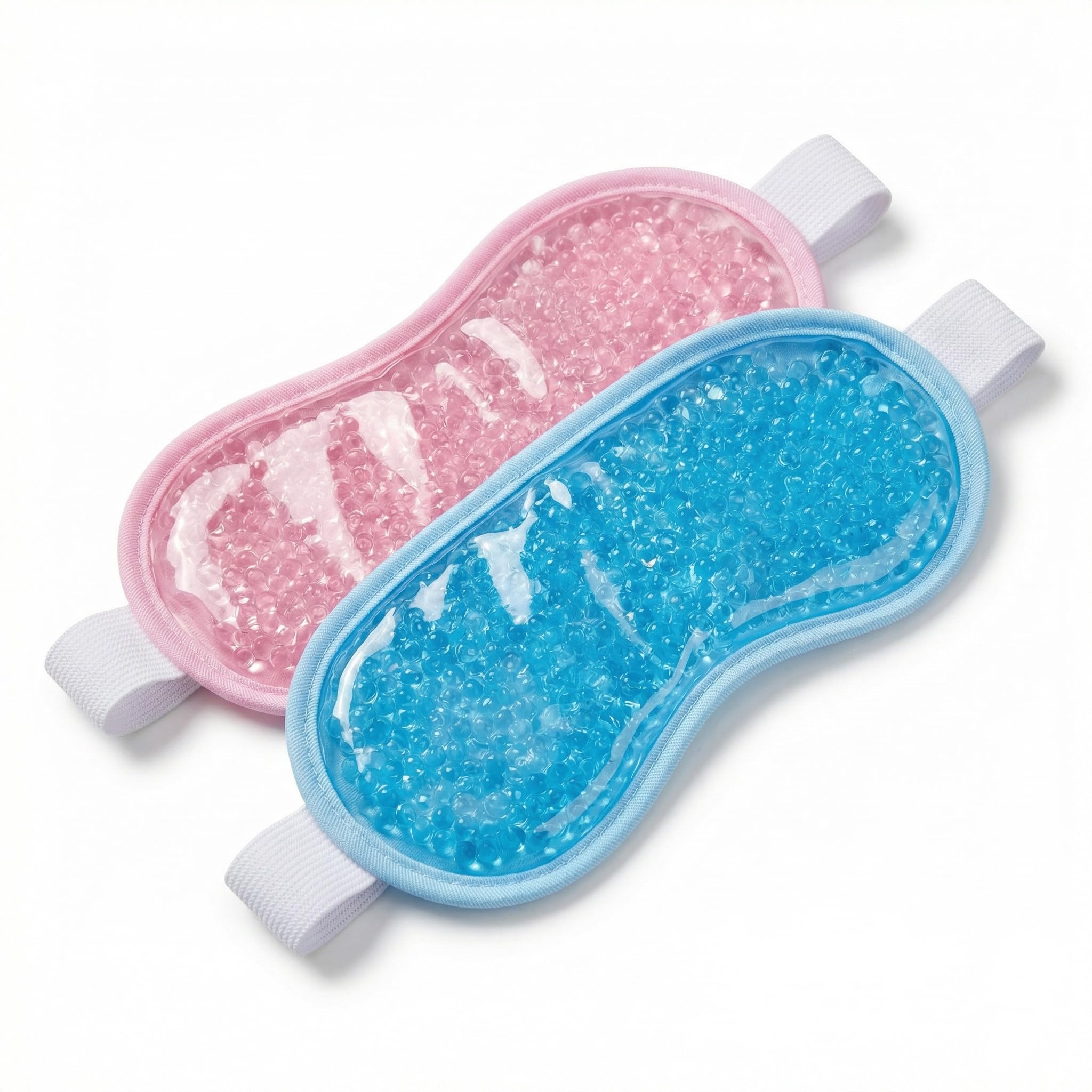 Inscool front packaging showing both blue and pink masks, ready for use