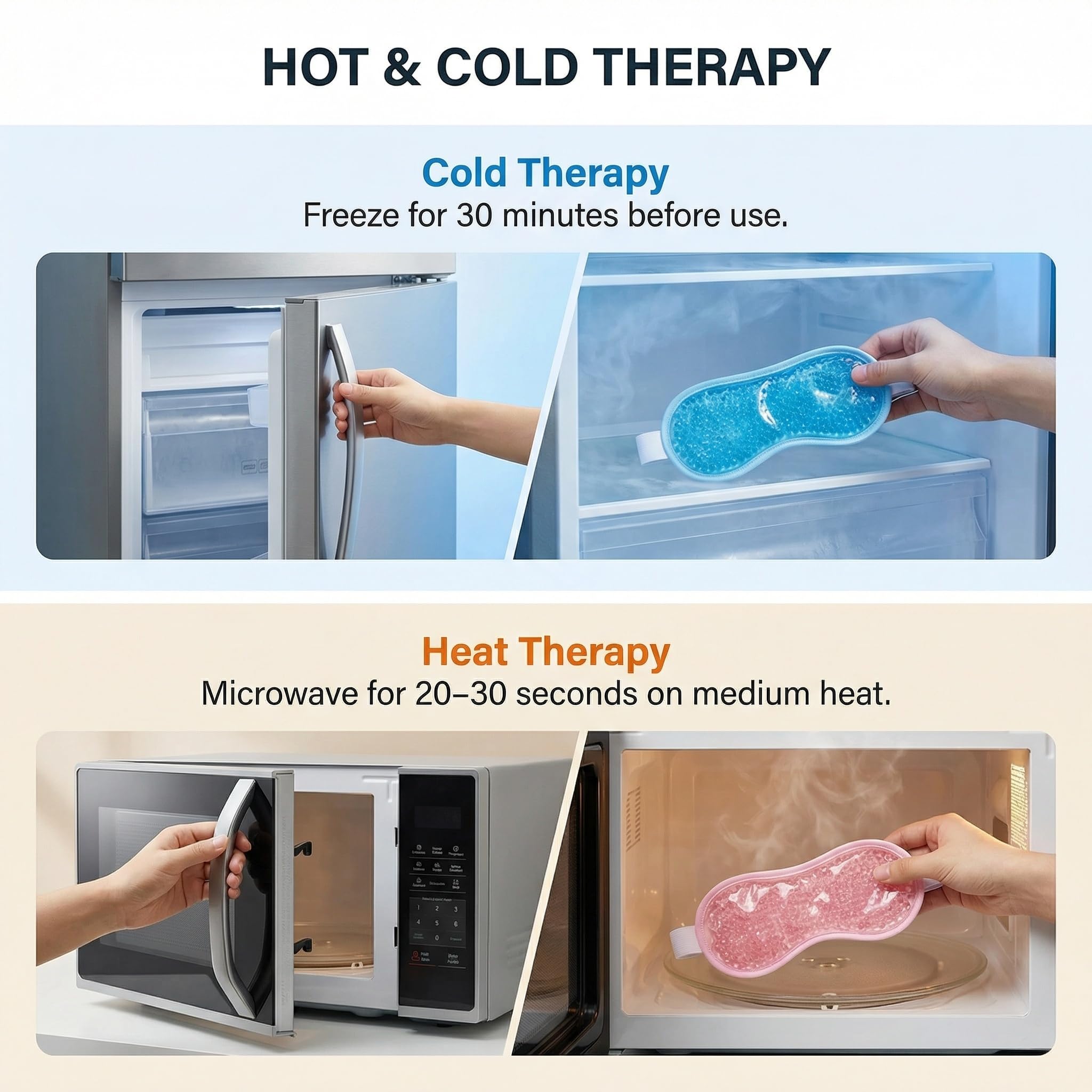 Inscool label and care instructions visible for safe heating and cleaning