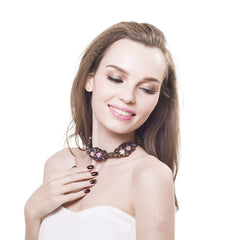 inSowni headband worn on model profile demonstrating secure fit and elegance