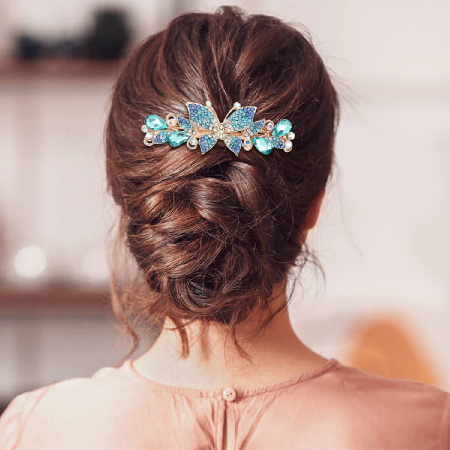 inSowni worn in hair half-up style adding elegant sparkle