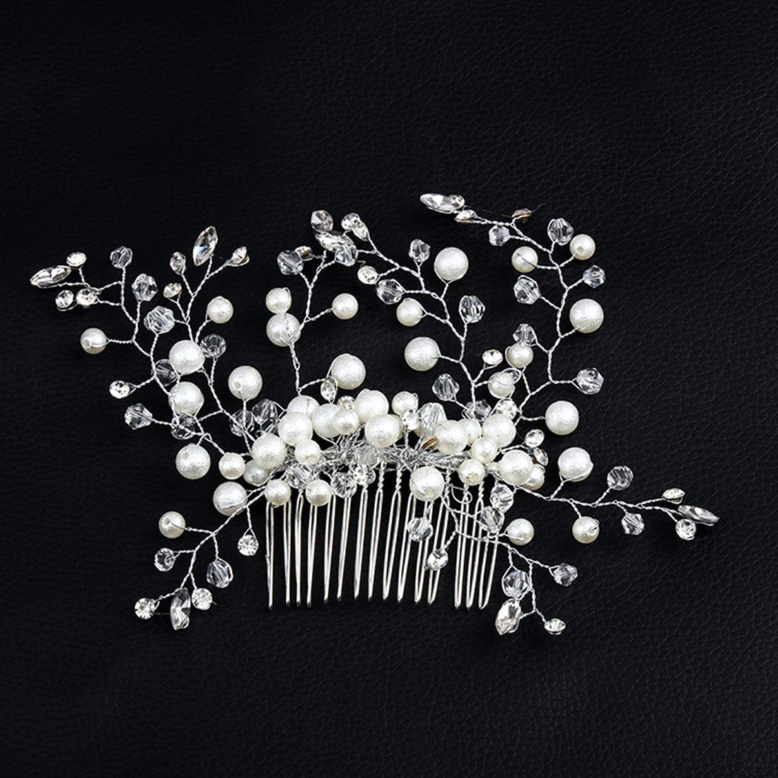 inSowni side comb showing teeth and decoration for stronger hair hold.