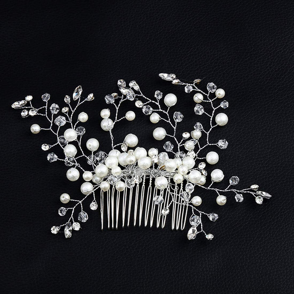 inSowni side comb showing teeth and decoration for stronger hair hold.