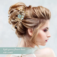 inSowni spiral pearl hairpin macro, secure decorative twist