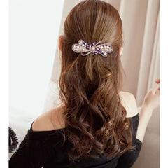 inSowni worn in hair half-up style adding instant polished look