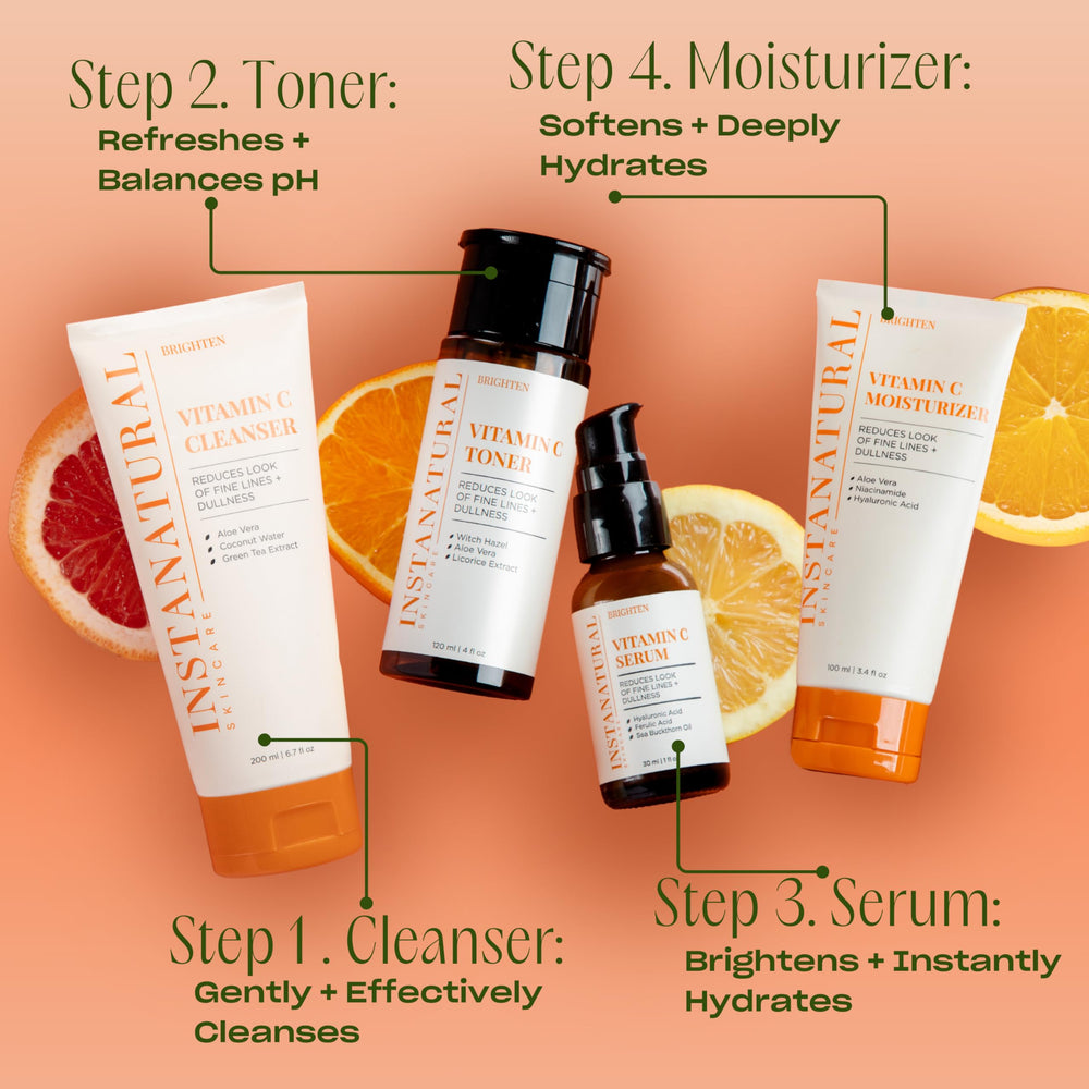 InstaNatural product staged in nighttime routine promoting nourishment