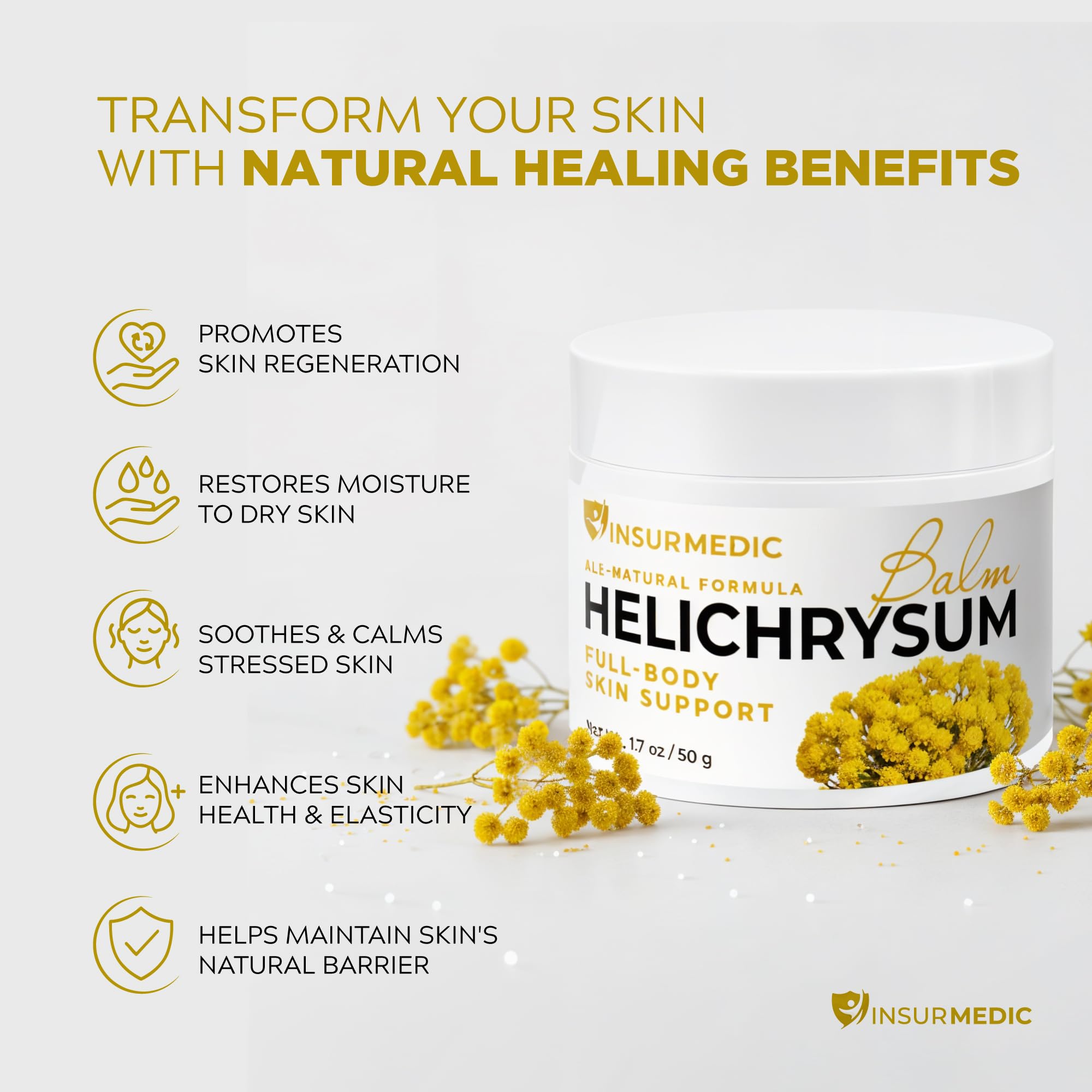 InsurMedic application on hand demonstrating targeted relief and moisturization
