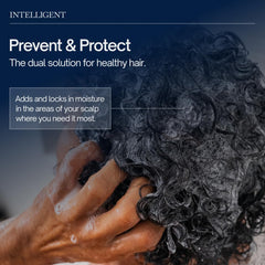 Intelligent Shop conditioner cream texture close-up, shows lightweight formula that adds volume benefit