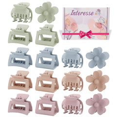 Interesse front packaging showing 16 mini clips and color variety for easy selection
