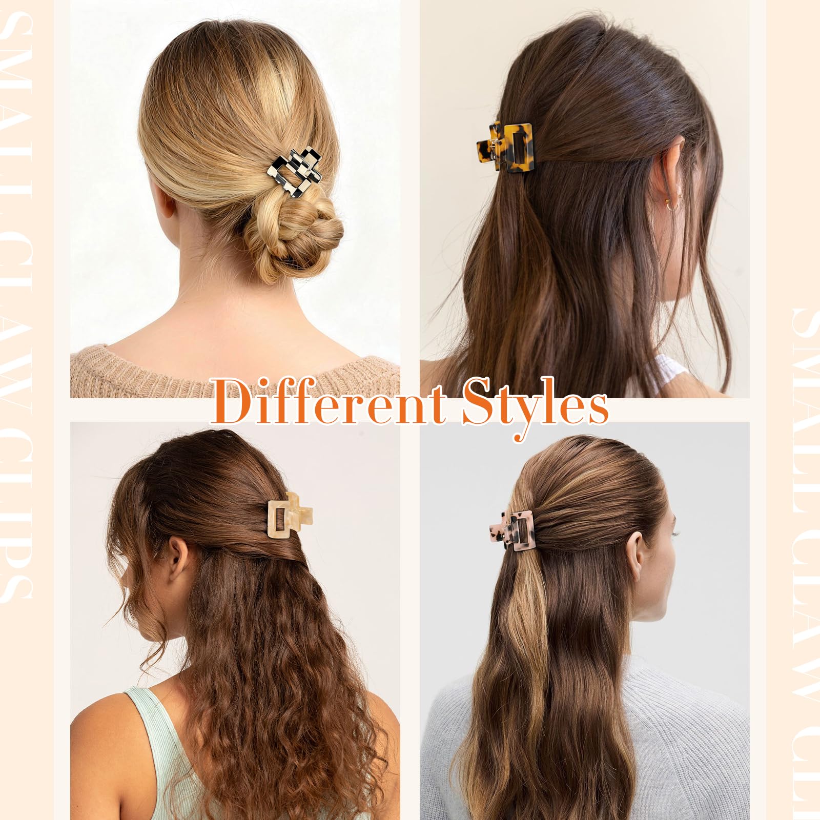 Interesse clips staged on dressing table, adding a chic accessory touch