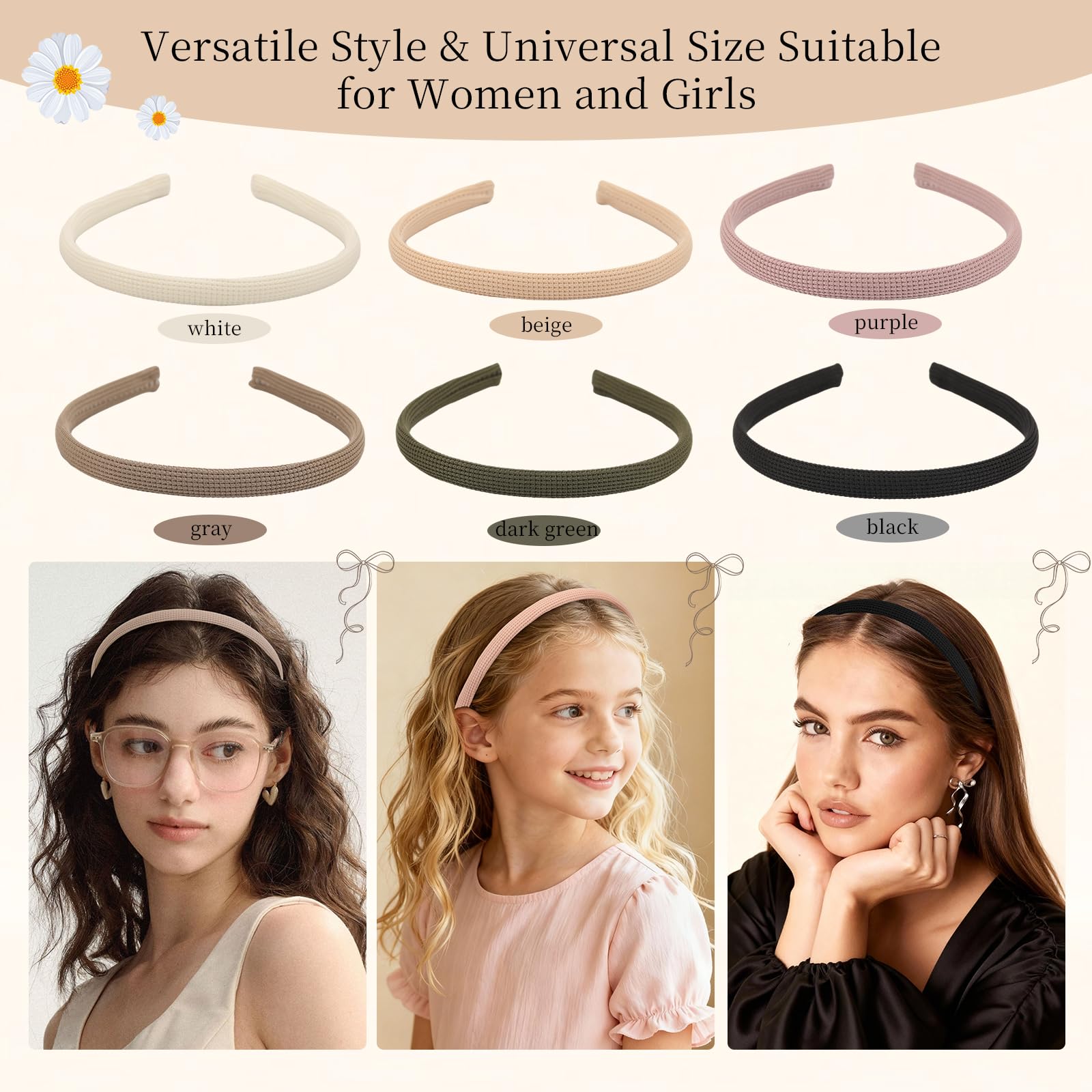 Interesse six colors flat lay demonstrating neutral tones that match many outfits