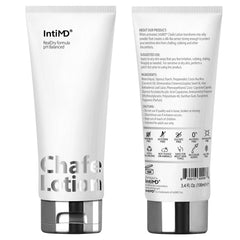 IntiMD texture close-up of lotion transforming to dry finish for comfort