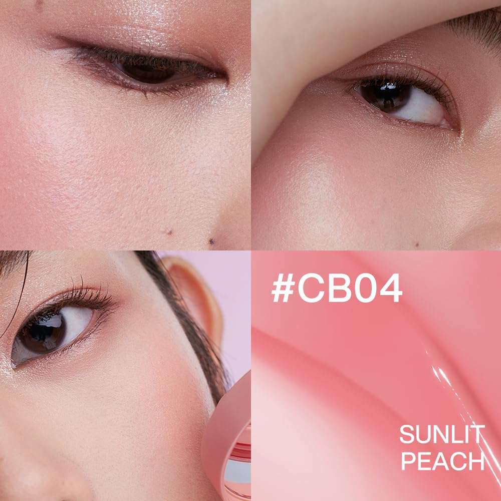 INTO YOU dual-finger puff detail showing application control and blendability benefit