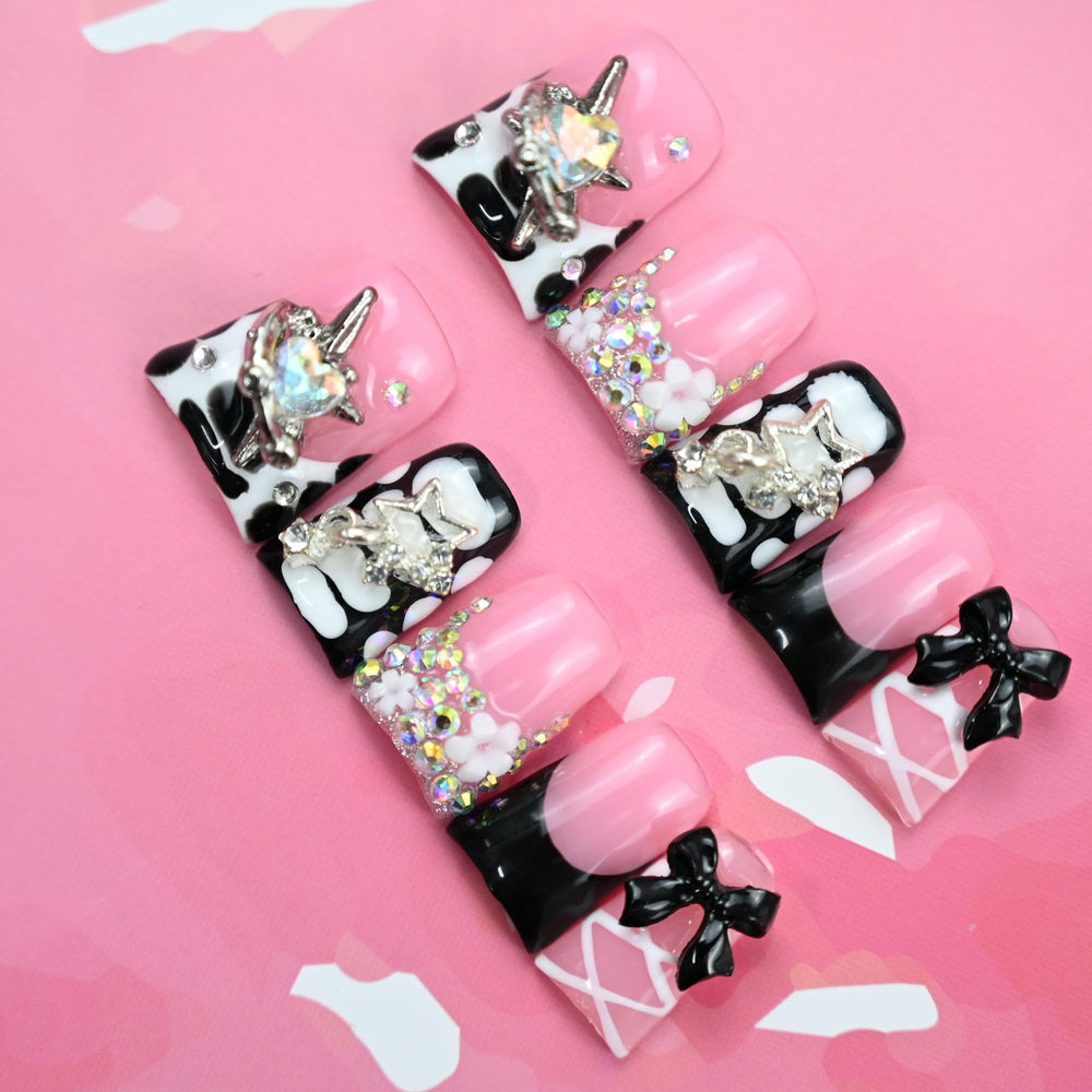 IntoVibes close-up of 3D ribbon charm highlighting handcrafted detail