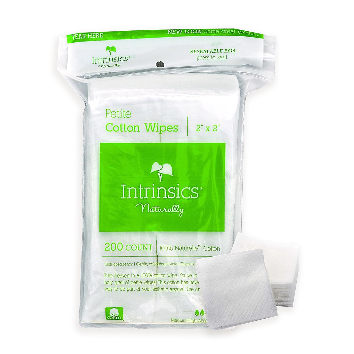 Intrinsics front packaging 200 count showing brand and compact box benefits