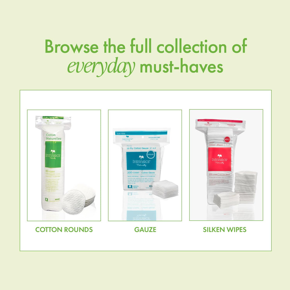 Intrinsics pads on bathroom vanity showing spa-quality daily routine