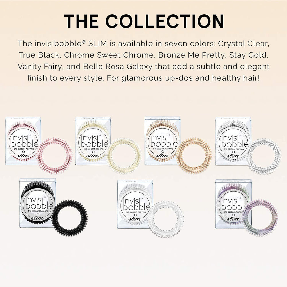 invisibobble group arrangement with other colors showing mix-and-match styling options