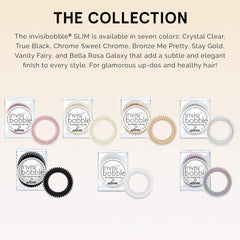 invisibobble group arrangement with other colors showing mix-and-match styling options