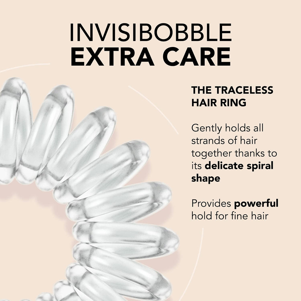 invisibobble close-up spiral detail highlighting smooth, snag-free surface