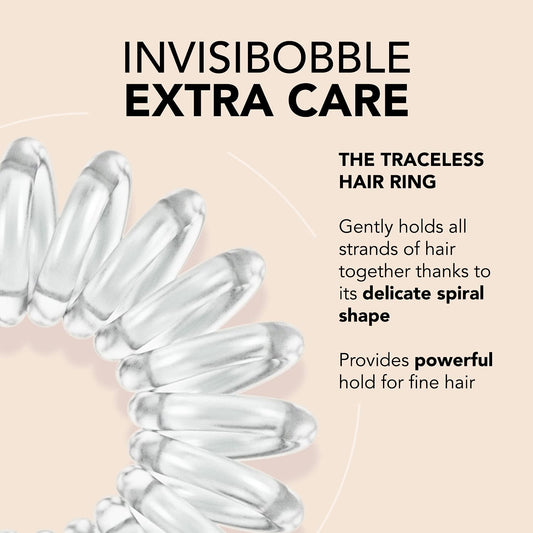 invisibobble close-up spiral detail highlighting smooth, snag-free surface
