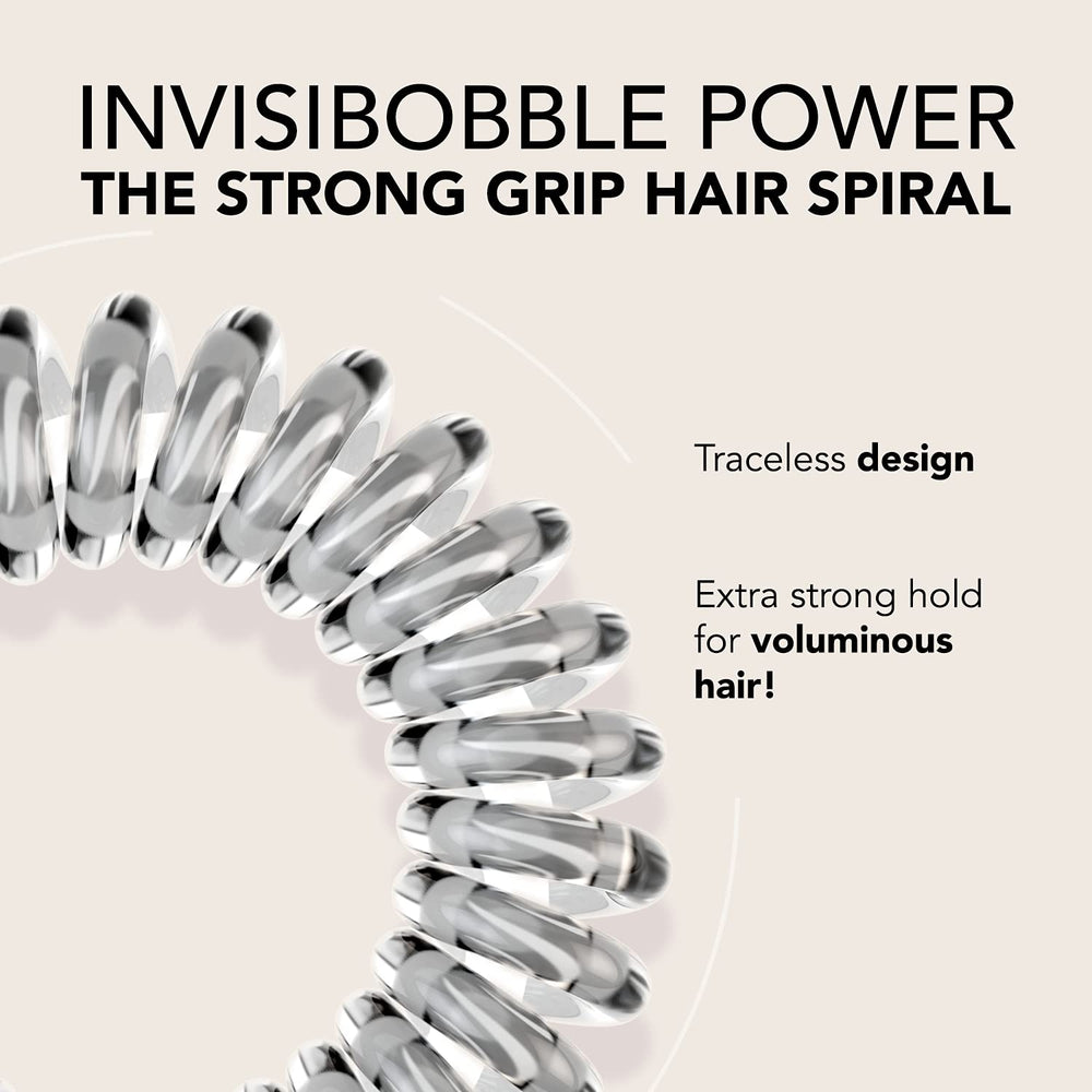 invisibobble close-up spiral texture highlights smooth edges and grip