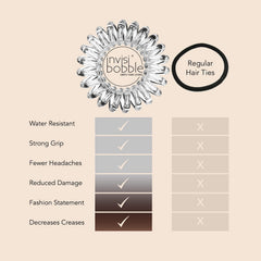 invisibobble styled with outfit in a lifestyle setting showing fashionable function