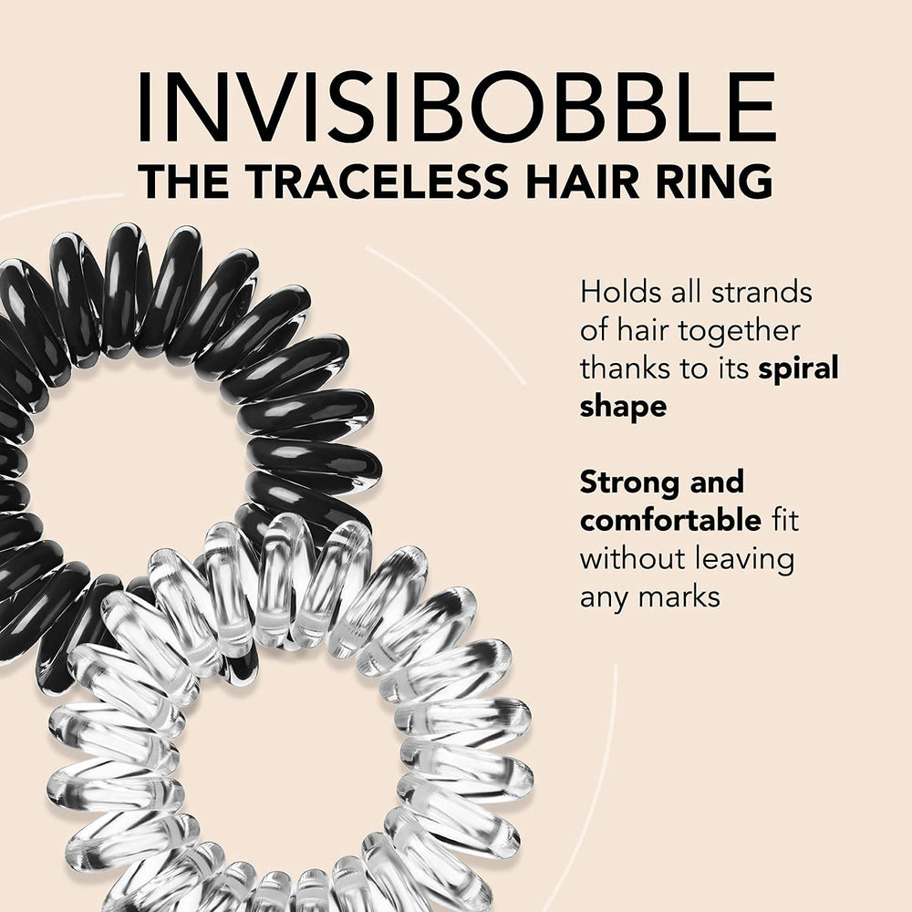 invisibobble spiral close-up highlighting smooth surface that prevents tangling