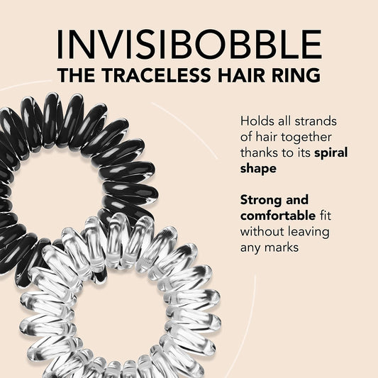 invisibobble spiral close-up highlighting smooth surface that prevents tangling