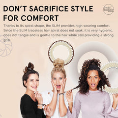 invisibobble slim worn on wrist as bracelet for stylish convenience