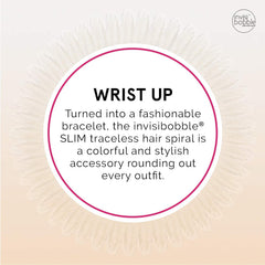 invisibobble slim three-pack packaging with visible Stay Gold coils