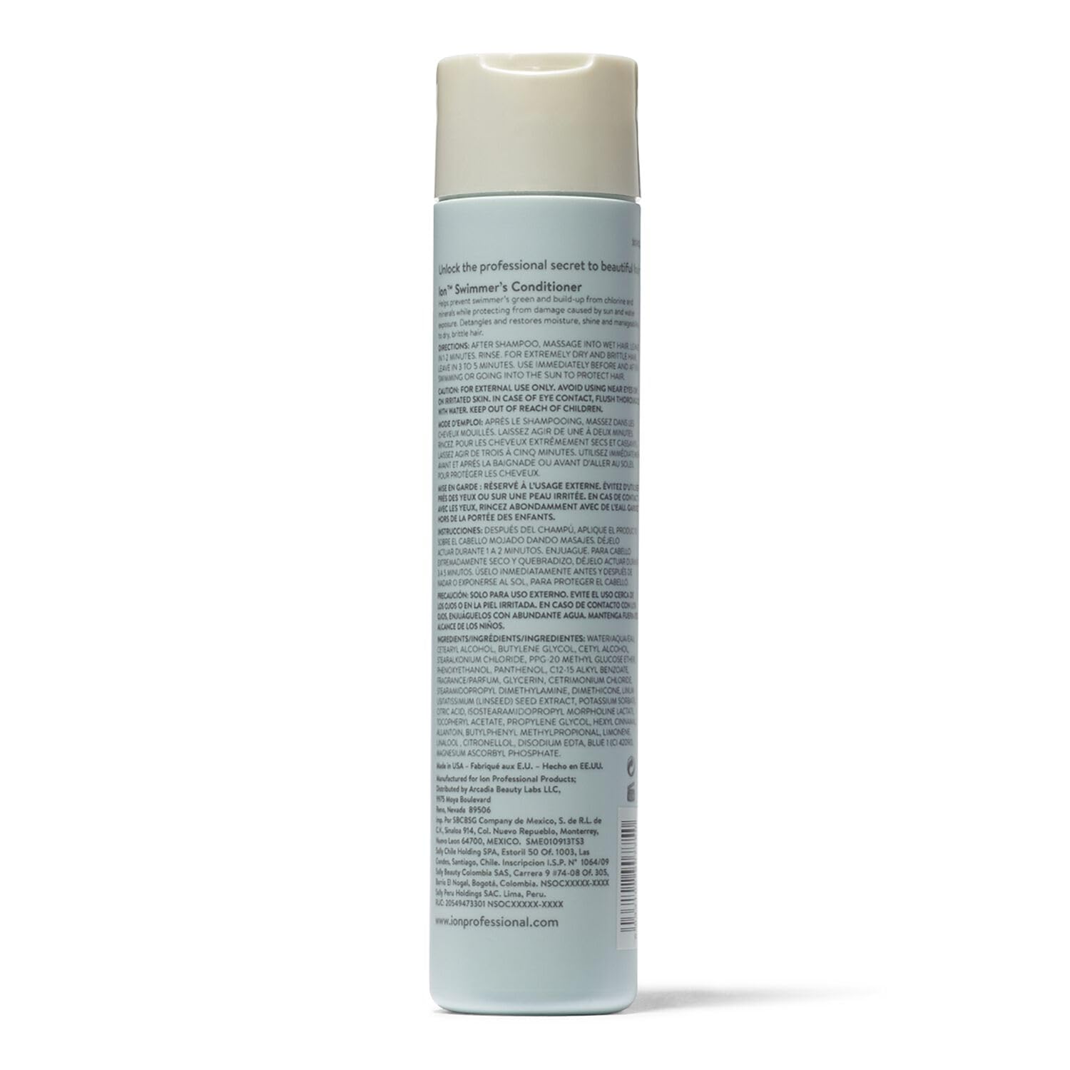 ion conditioner in salon use demonstrating added moisture and better manageability