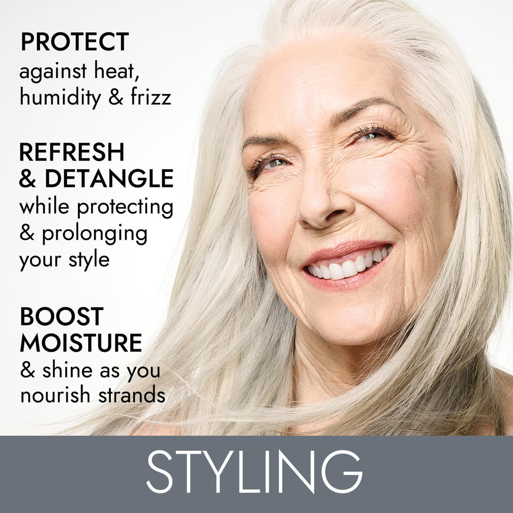 ion Silk Drops smoothed over dry hair taming frizz and boosting shine