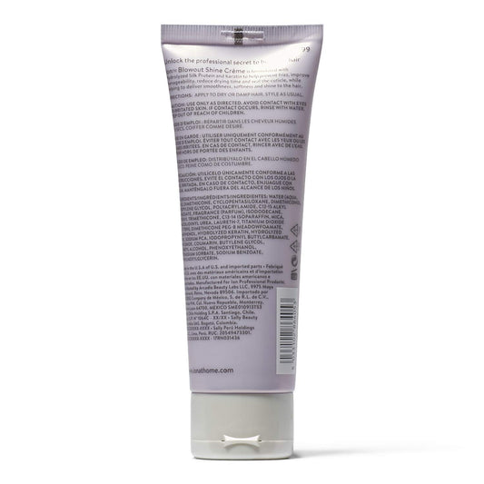 ion weightless shine creme texture closeup displaying lightweight cream and mica for natural glossy finish
