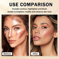 IONSGAKO application sponge and brush demonstrating fast blending benefit