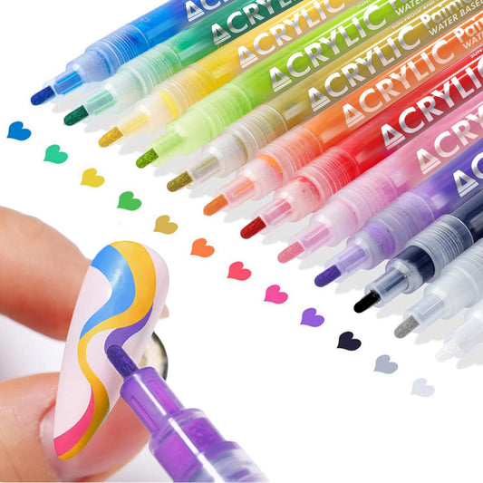IONSGAKO front packaging showing full 12-color pen set and benefits