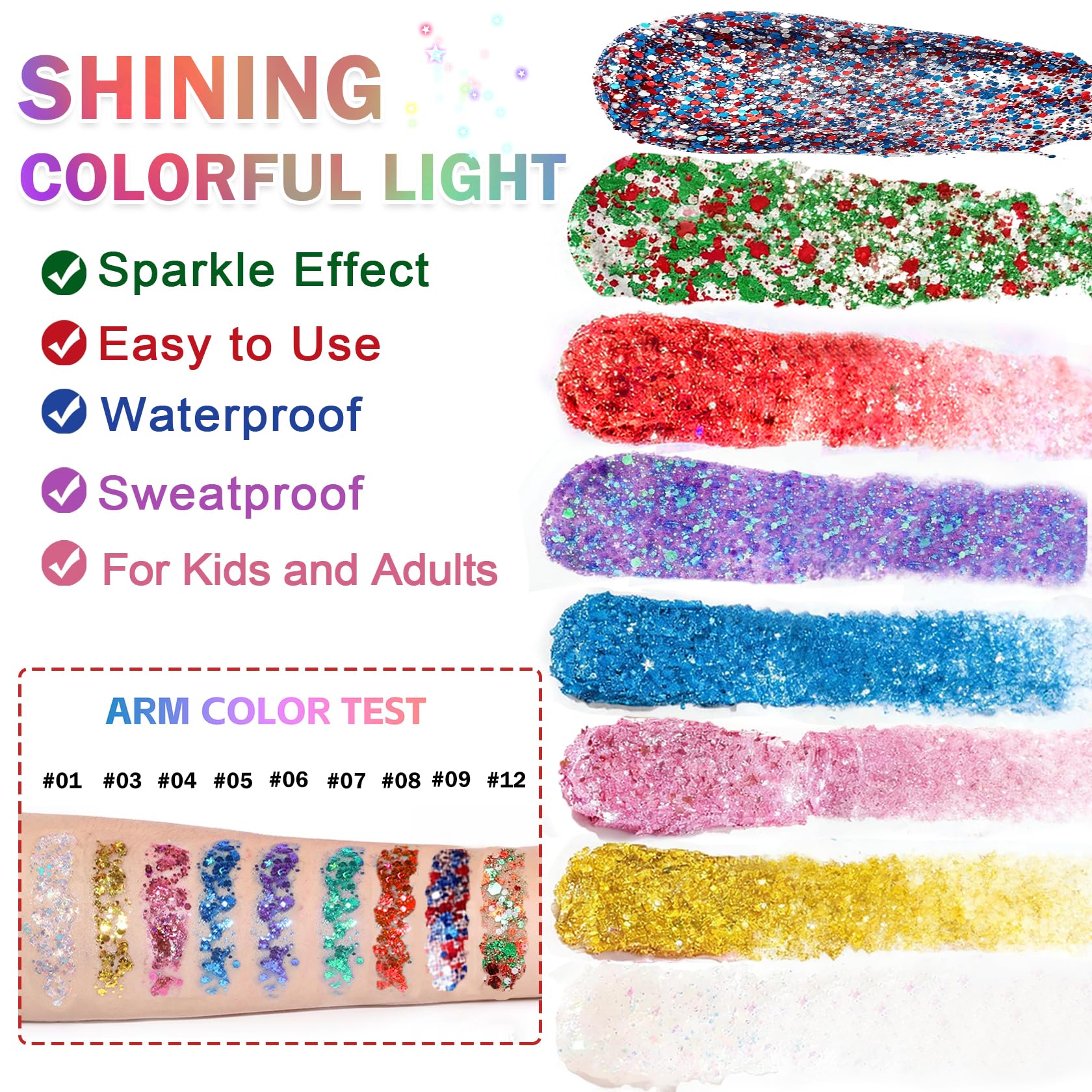 IONSGAKO festival scene showing full-body shimmer and eye-catching radiance